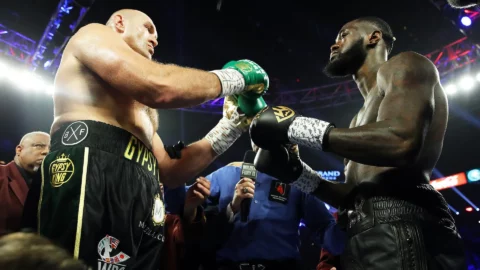 Deontay Wilder vs Tyson Fury III. "Once and for All" - professional boxing match between champion and former WBC heavyweight champion.