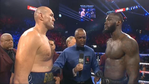 Deontay Wilder vs Tyson Fury II. A professional boxing match for the WBC heavyweight title. Rematch.