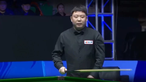 Snooker. Maximum 147 Zhang Anda. International Championship 2023. Final.