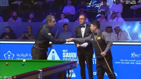 Snooker. Saudi Arabia Masters 2024. Day6. Ronnie O'Sullivan vs Zhang Anda.