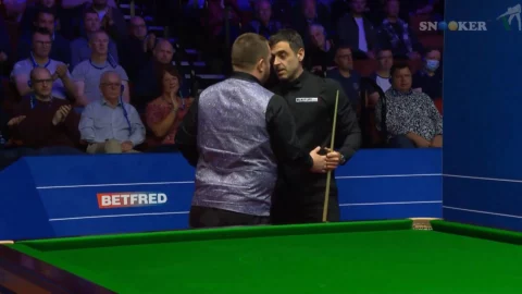 Snooker. World Championship 2022. Round two. Ronnie O'Sullivan v Mark Allen. Full match.