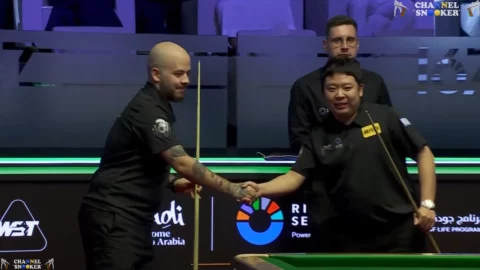 Snooker Riyadh Season Championship 2024. Day1. Luca Brecel vs Zhang Anda. Full match.